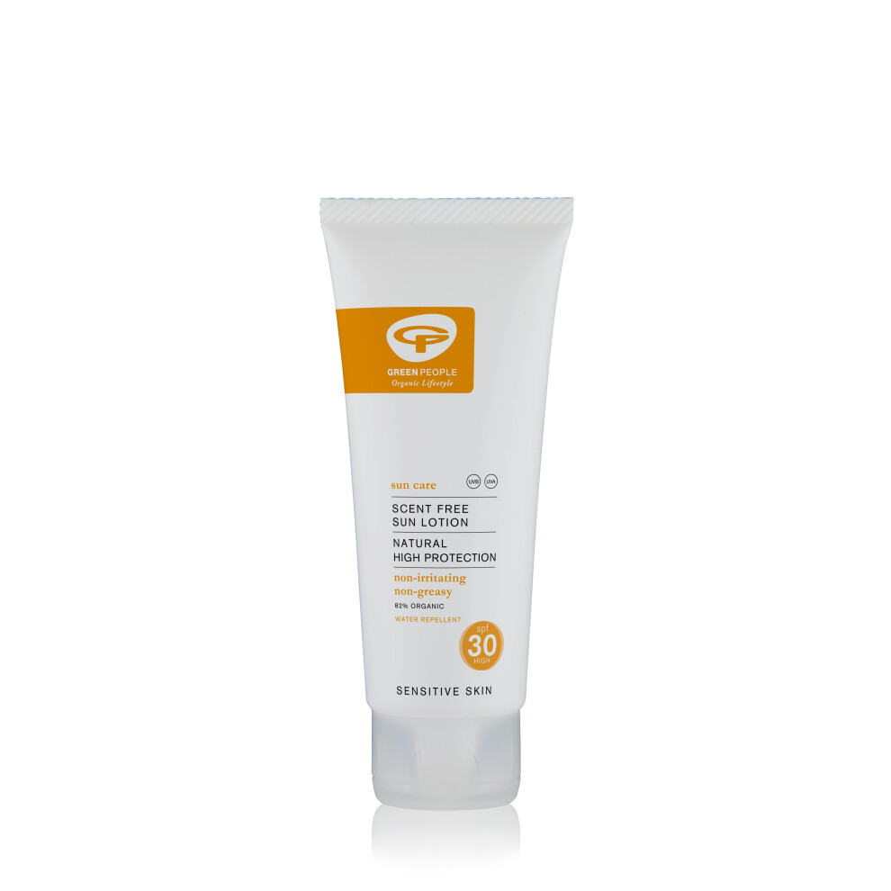 Green People Sun Lotion Spf30 Scent Free Travel Size 100ml