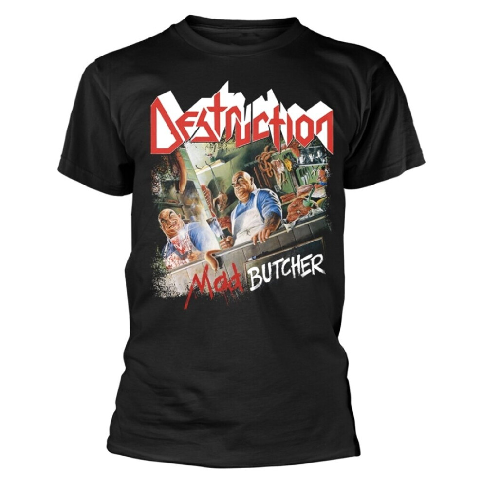 (Large) Destruction 'Mad Butcher' (Black) T-Shirt