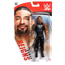 WWE Mattel Roman Reigns Basic Series #105 6-tums Actionfigur med Ledda och Ringutrustning, Multi (GKT07)