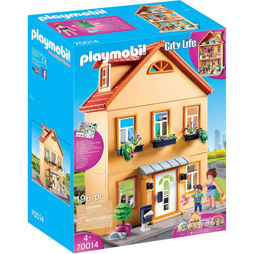 Playmobil 70014 City Life My Town House 196PC Playset