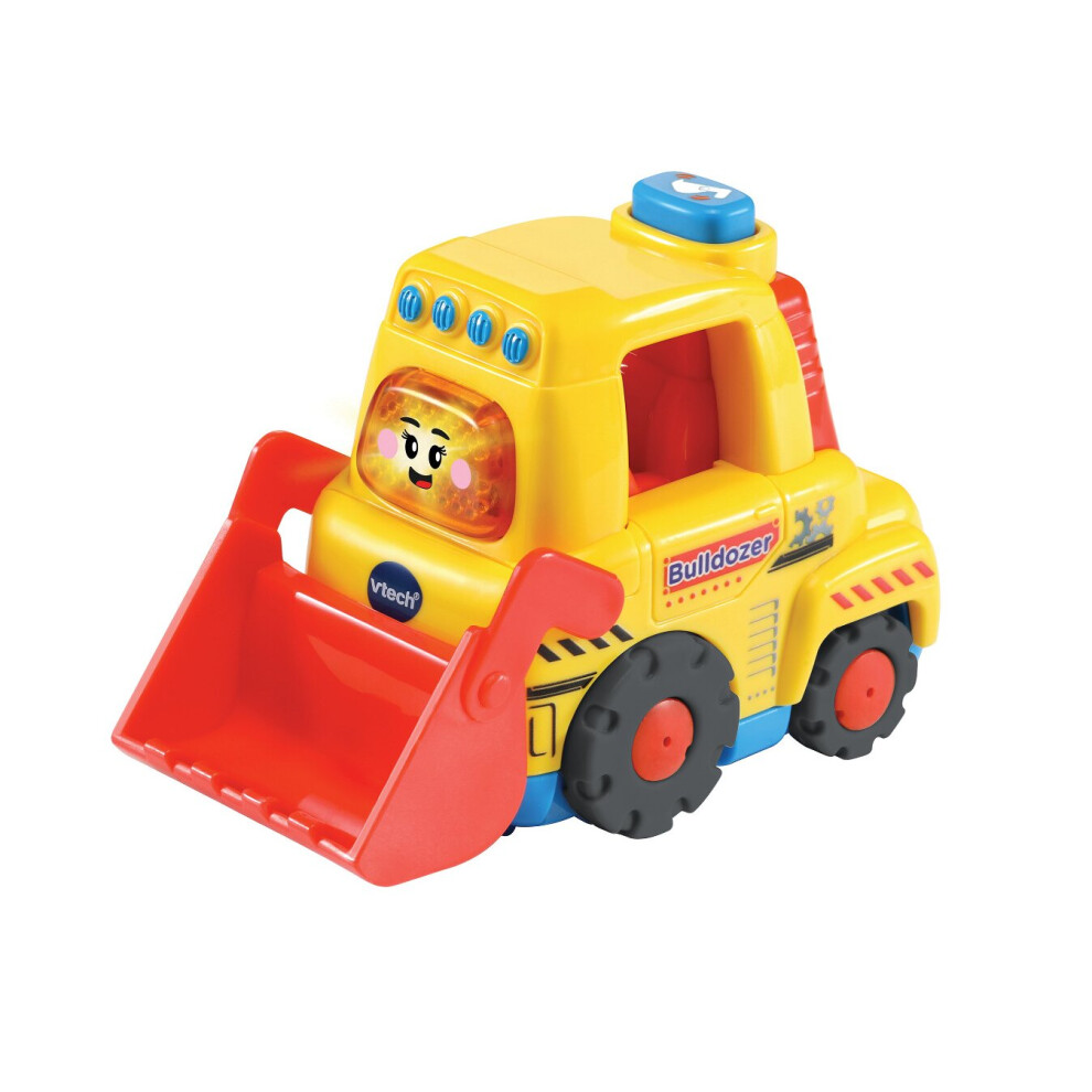 Vtech Toot-Toot Drivers Bulldozer Preschool Toy With Songs, Melodies And Sound Effects For 1-5 Year Olds Yellow