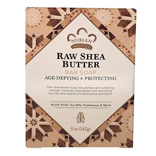 Nubian Heritage, Rohe Sheabutter Seife, 5 oz (142 g)