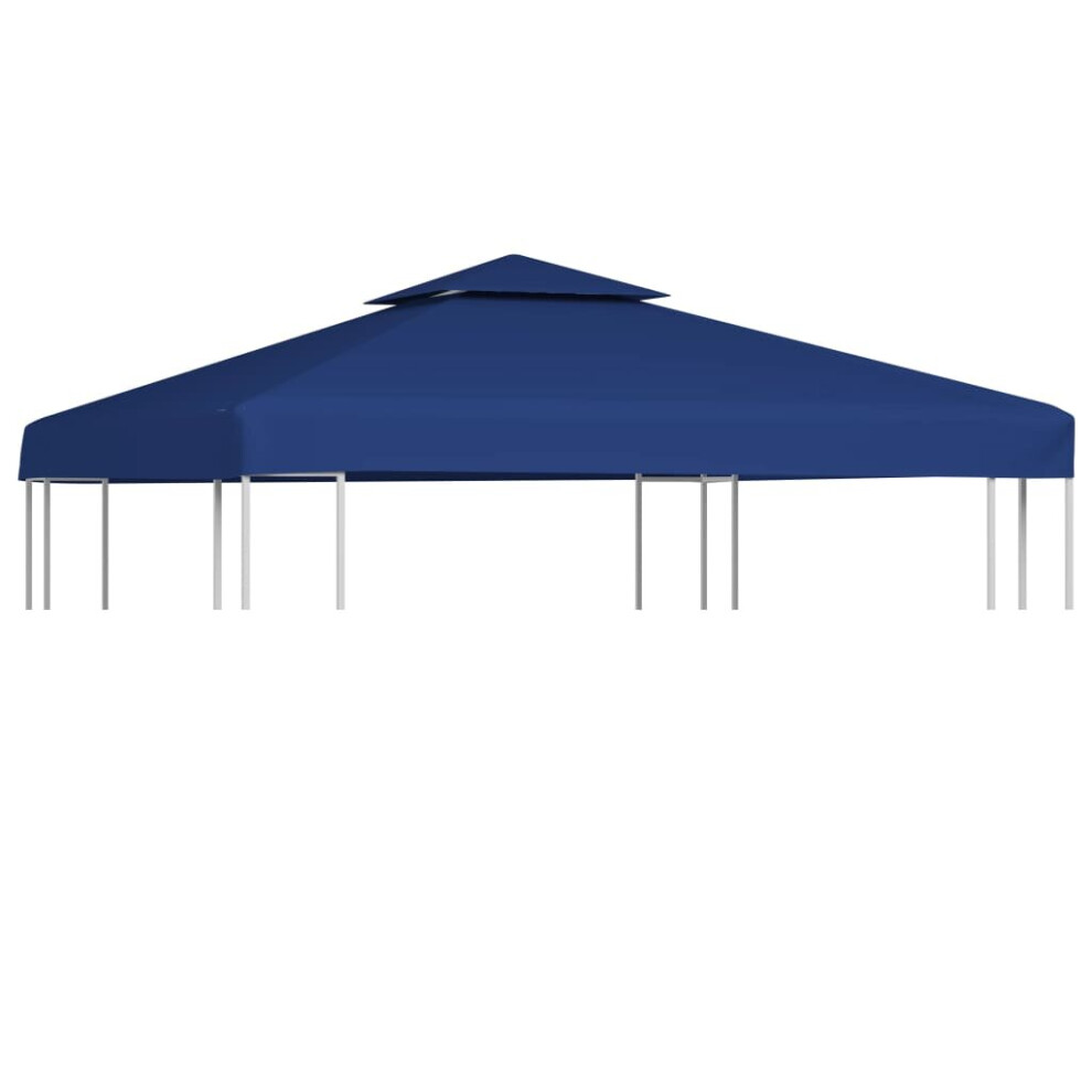 vidaXL Gazebo Cover Replacement 310g/m² Dark Blue 3x3m Waterproof Canopy Top