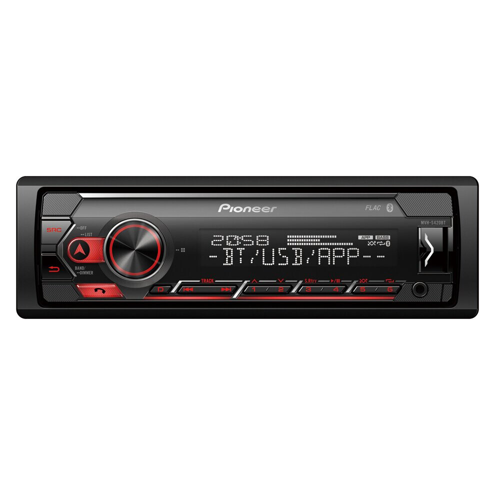 Pioneer Mvh S420bt 1-Din Receiver With Bluetooth, Spotify & Smart Sync 4988028434457