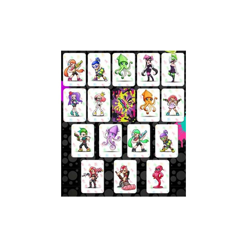 16Pcs Full Set Nfc Tag Cards For Splatoon 2 Ns Switch Wii U 6901891002279