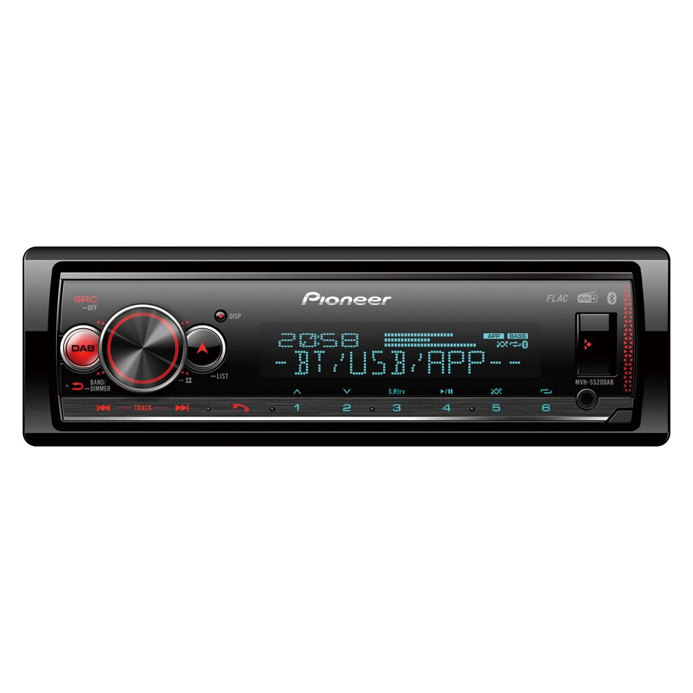 Pioneer Schwarz Mvh-S520dab Autoradio Dab+ Tuner, Bluetooth®-Freisprecheinrichtung, Appradio - Image 5