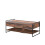 Timber Art Design UK Abbey Coffee Table with 3 Drawers Rustic Industrial Oak Effect Living Room 4