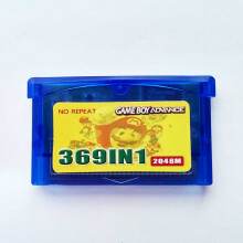 369-in-1 GBA-Multi-Game Cartridge für Game Boy Advance, SP, NDS, NDSL – Pokemon, Mario, Contra & Mega Man