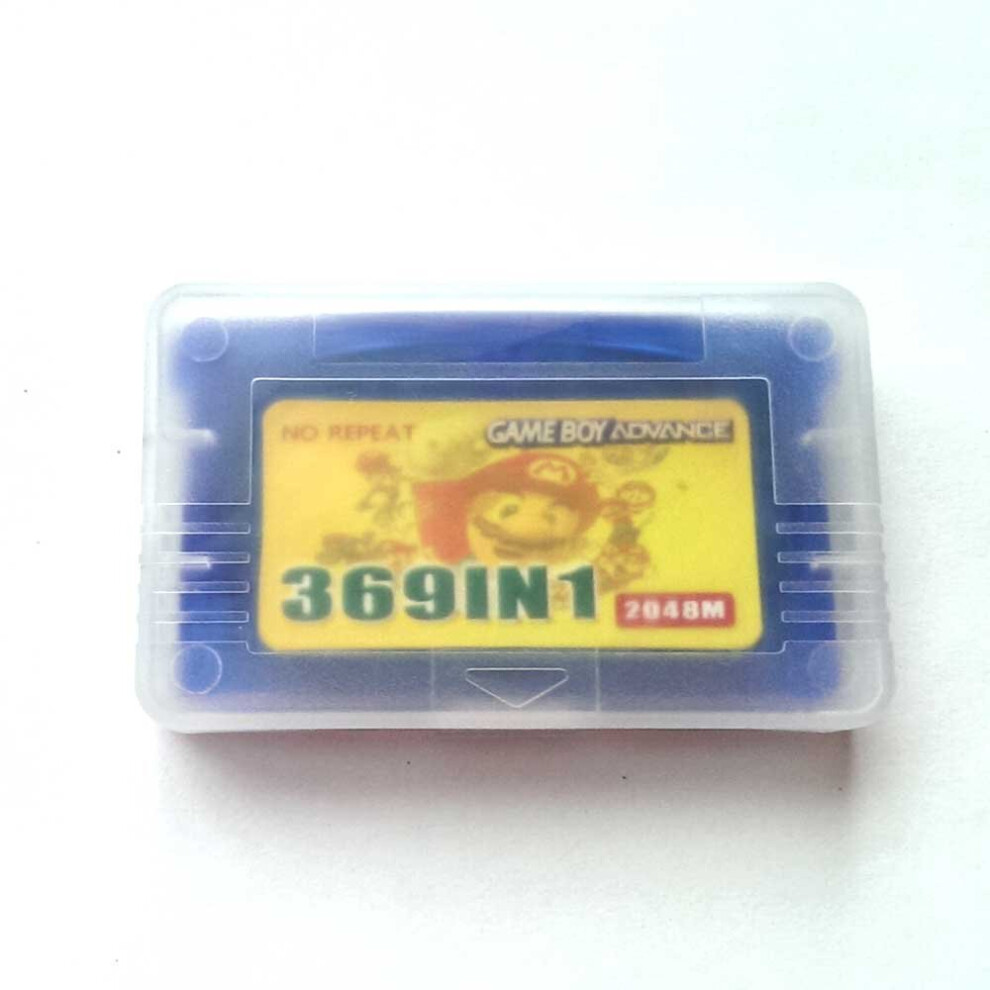 369-in-1 GBA Cartridge for GBM/GBA/SP/NDS - Classic Games