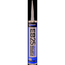 Pakkaus 2 kpl Everbuild EB25 Musta Ultimate Sealant ja Adhesive Hybrid Polymer -hybridipolymeeri