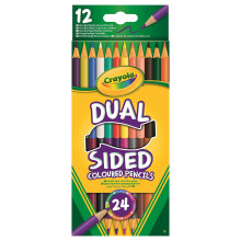 Crayola Dual Sided Coloured Pencils (Pack of 12)