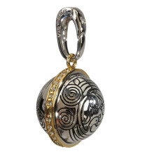 Anhänger - NOBLE COLLECTION - Lumos Remembrall - Metall - Grün - Rund