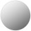VidaXL vidaXL Large Round Glass Bathroom Wall Mirror - 70cm 1