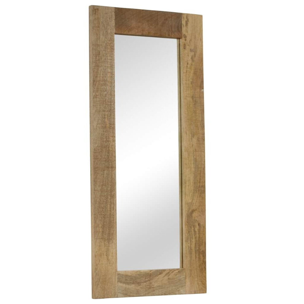 vidaXL Solid Mango Wood Mirror 50x110cm Hallway Bathroom Vanity Makeup Decor