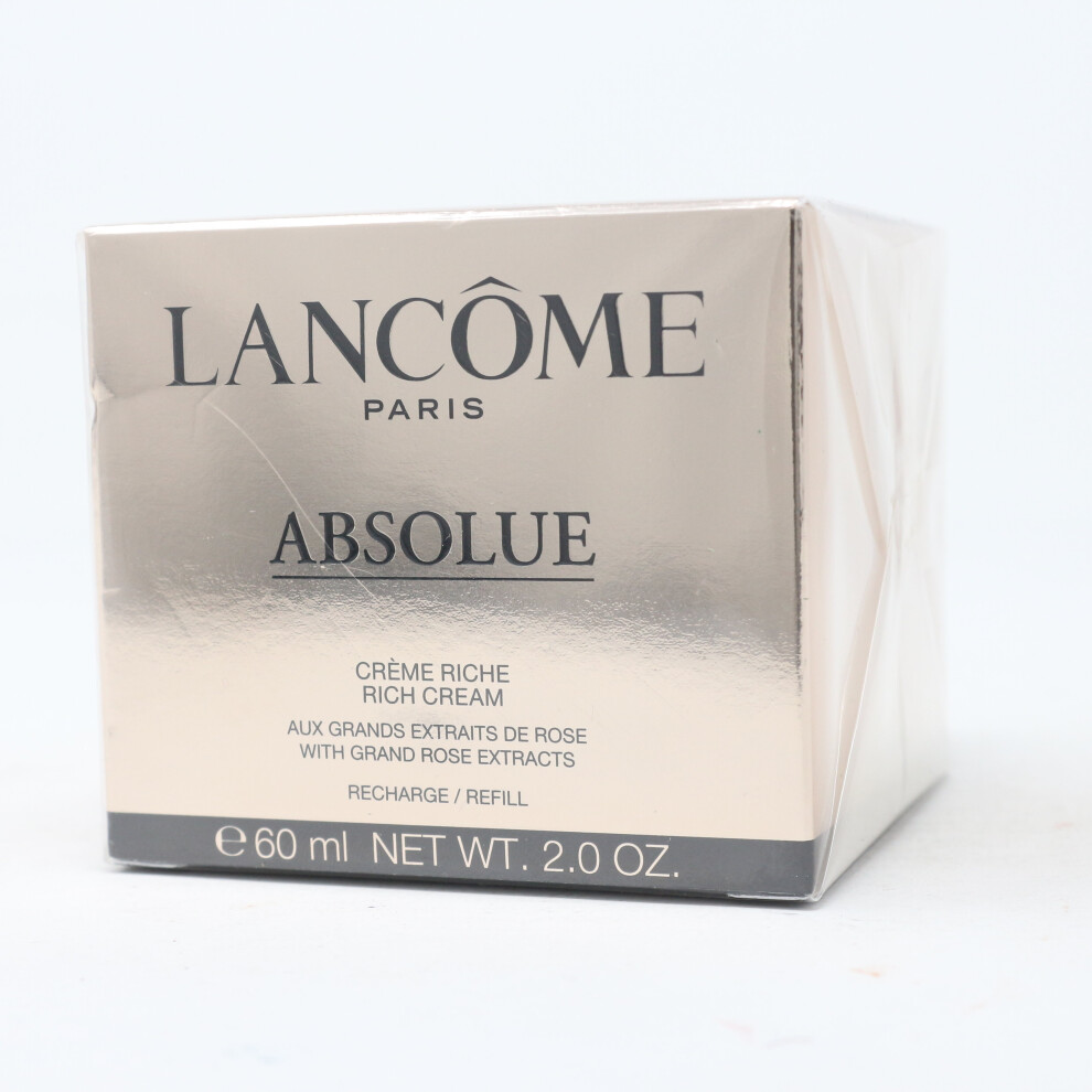 Lancome Absolue Rich Cream Refill  2oz/60ml New With Box