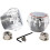 Universal acrylic tap head replacements, hot and cold caps 3