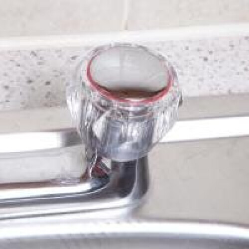 Universal acrylic tap head replacements, hot and cold caps on OnBuy
