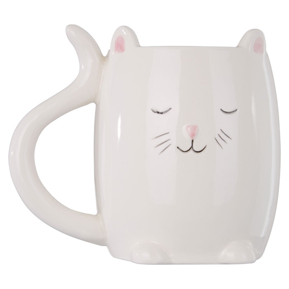 Elegant Design Cat Mug, Versatile Use Small Milk Mug For Bedroom, Dishwasher Safe Coffee Mug For Livingroom