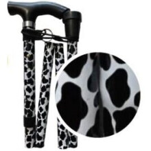 Life Healthcare Walking Stick - Black Leopard