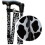 Life Healthcare Walking Stick - Black Leopard 1