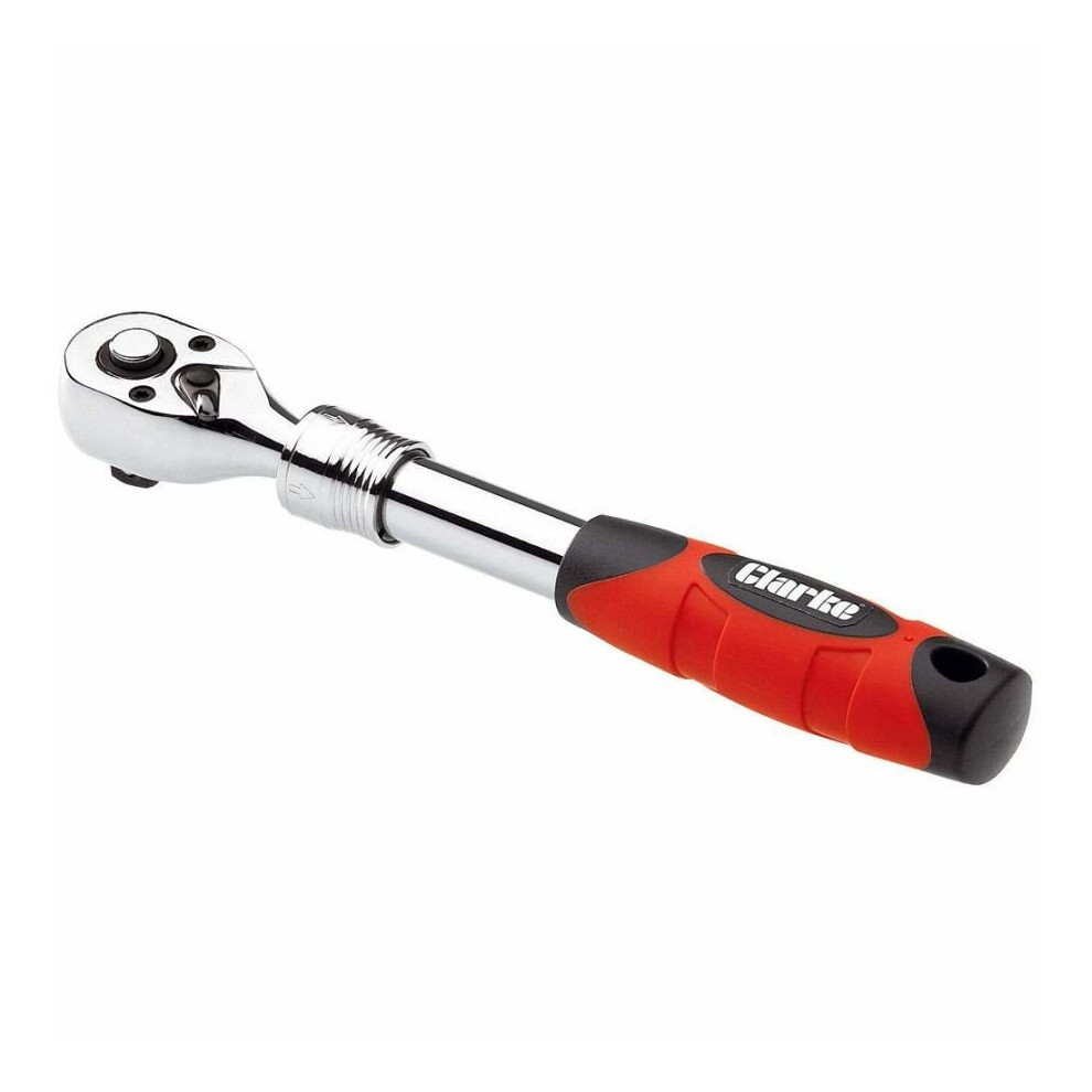Clarke Soft Handle 1/2 Drive Extendable Ratchet 445Mm 5016086223559