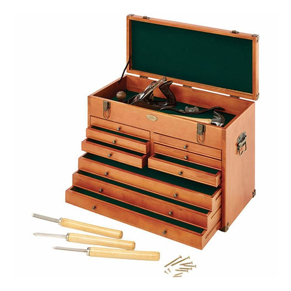 Clarke International Wooden Machinist\'S Tool Chest - Cmw-9 5016086244141