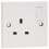 Pifco 13 Amp 1 Gang Switched Wall White Single Socket 1
