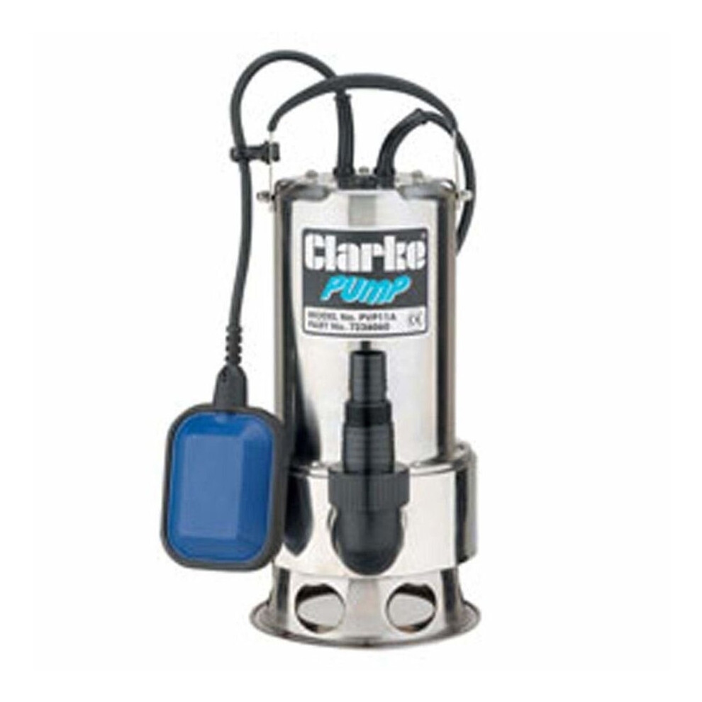 Clarke International Eectric Submersible Dirty Water Pump with Float Switch 230V 258 L/min PVP11A