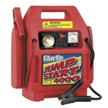 Clarke Heavy Duty Jumpstart 4000 \'extra-power\' battery for easily starting bigger engines.