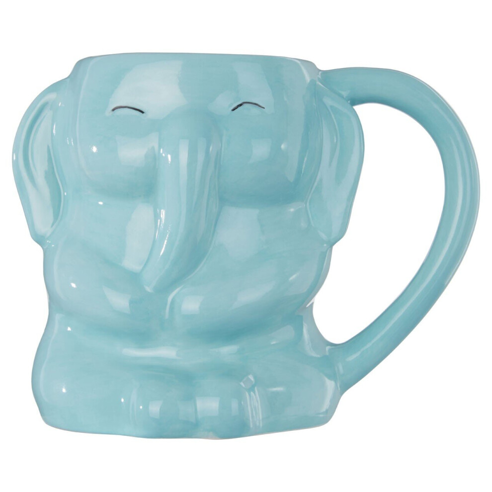Premier Housewares Versatile Design Elephant Mug, Elegant Small Milk Mug For Bedroom, Dishwasher Safe Coffee Mug For Livingroom