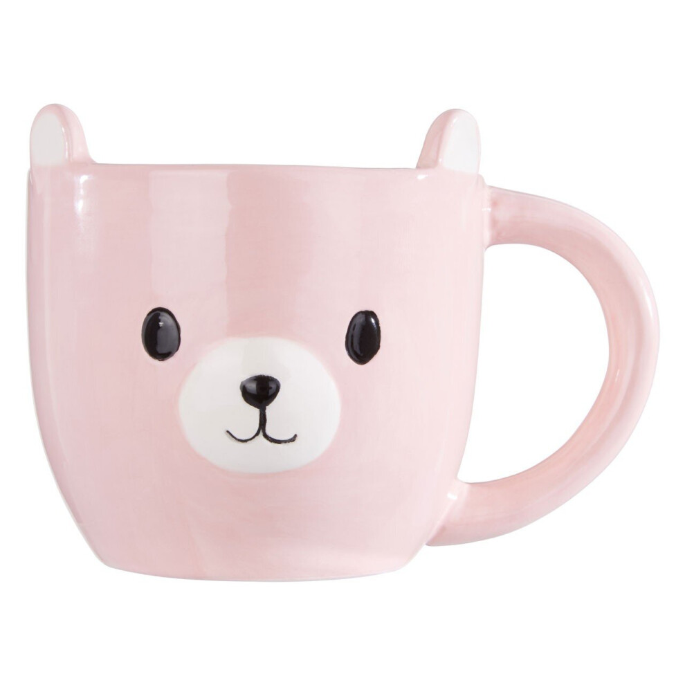 Premier Housewares Versatile Design Bear Mug, Elegant Small Milk Mug For Bedroom, Dishwasher Safe Coffee Mug For Livingroom