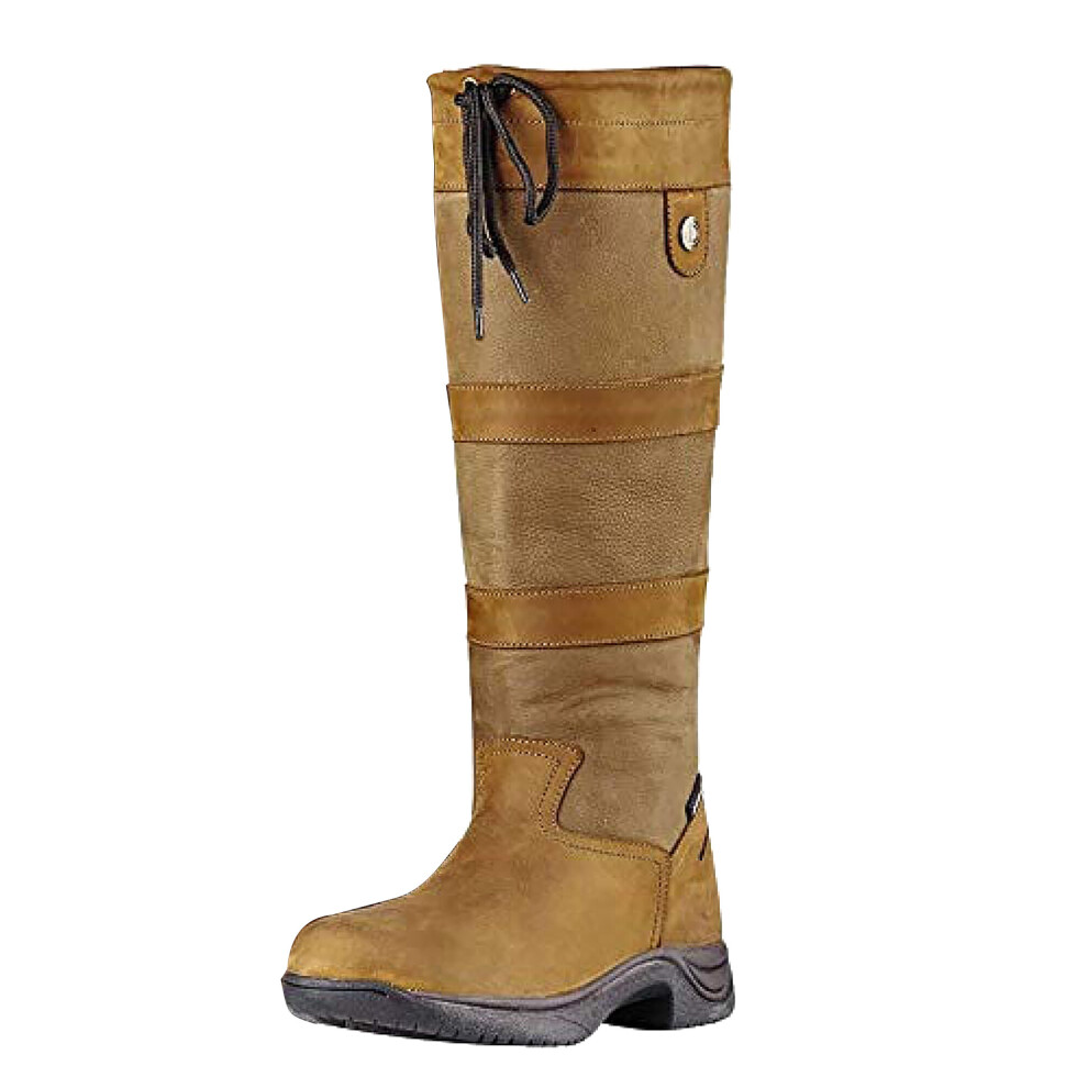 (8 UK, Dark Brown) Dublin Adults Unisex River Leather Boots III
