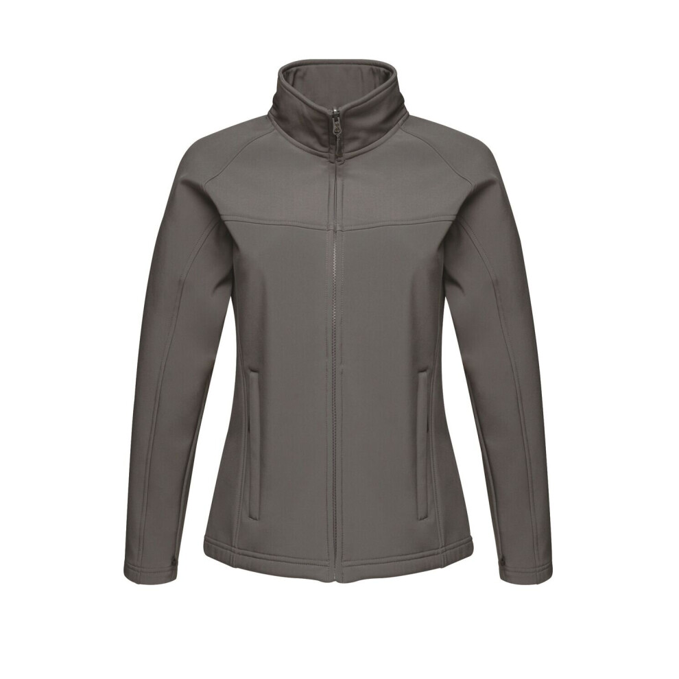 Regatta (10, Seal Grey) Ladies Uproar Softshell Wind Resistant Jacket