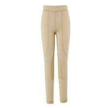(34in, Beige) Dublin Womens/Ladies Performance Flex Knee Patch Riding Tights