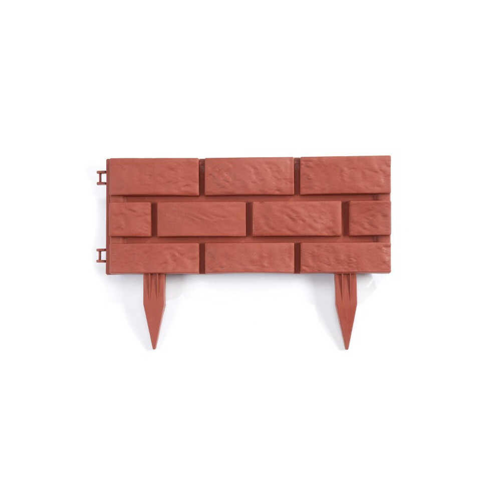 (Pack Of 4) Brick Effect Garden Edging (Pack Of 4) 5060334597459