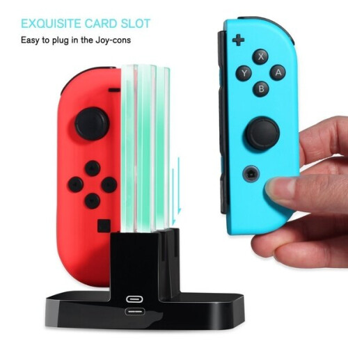 Valtron Nintendo Switch Joy-Con Charging Dock 4 in 1 Charger Stand 2