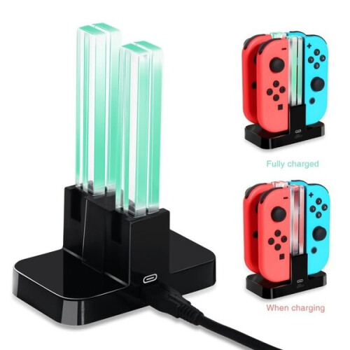 Valtron Nintendo Switch Joy-Con Charging Dock 4 in 1 Charger Stand 1