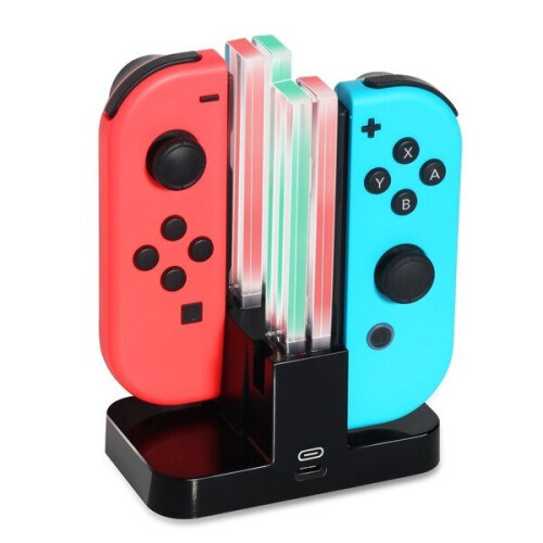 Valtron Nintendo Switch Joy-Con Charging Dock 4 in 1 Charger Stand