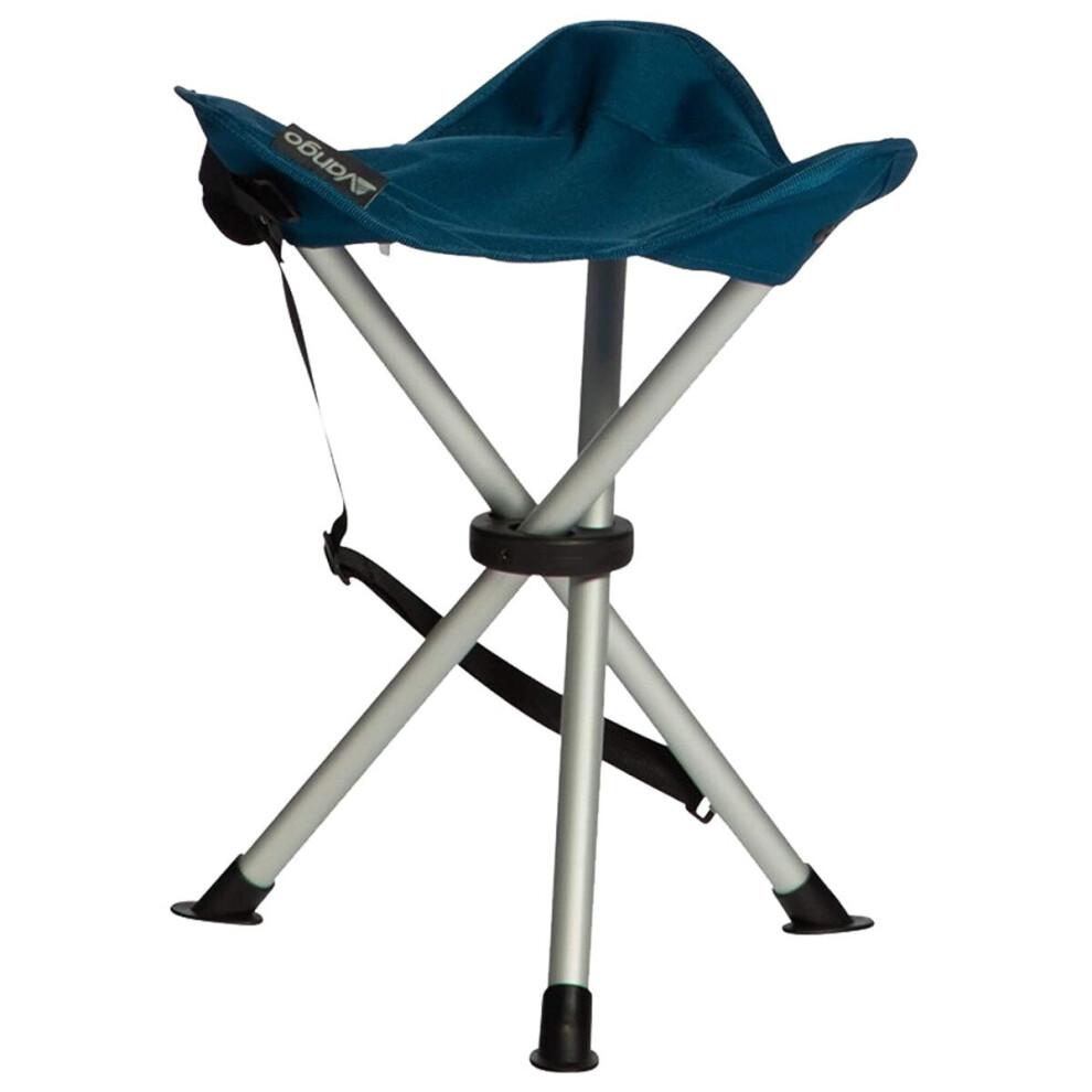 Vango Balmoral Aluminium Folding Experience Stool Mykonos Blue