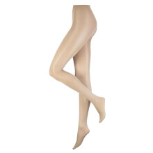 (Large (5ft6”-5ft10”), Light Toast) Silky Womens/Ladies Dance Shimmer Full Foot Tights (1 Pair)