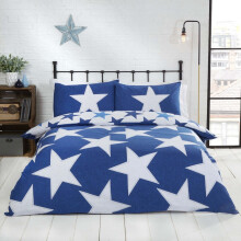 (Double) Rapport All Stars Reversible Duvet Cover Bed Set, Blue