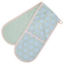 Frosted Deco Double Oven Glove 100% Cotton