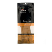 Cherry Blossom Leather Insoles – One-Size, Cut-to-Size, Leather Fibre Uppers with Foam Cushion Backing for All Footwear