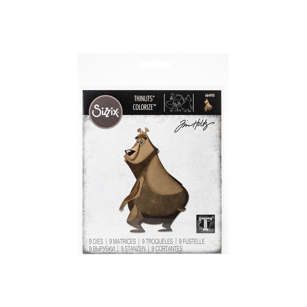 Sizzix 664410 Theodore Colorize-Thinlits Dies