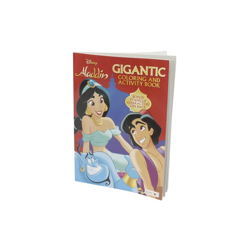 Disney 2342575 Aladdin Gigantic Coloring & Activity Book - Case of 24