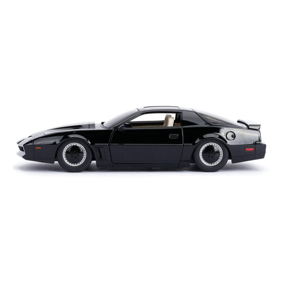 Knight Rider Kitt 1982 Pontiac Firebird Trans Am Die-Cast 1:24 Scale, Freewheeling With Opening Doors - 253255000