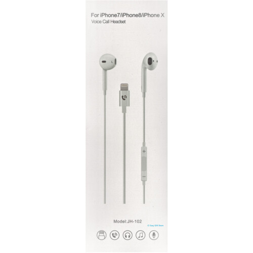 Bluetooth HiFi Earphones with Lightning connector for Apple iPhone 7-X