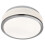 Searchlight Searchlight 28cm Modern Silver White Glass Bathroom Flush Fitting Ceiling Light 1