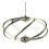 Searchlight 7 Curved Arm LED Ceiling Pendant Light Lamp Chrome Home Decorative Lighting New 1