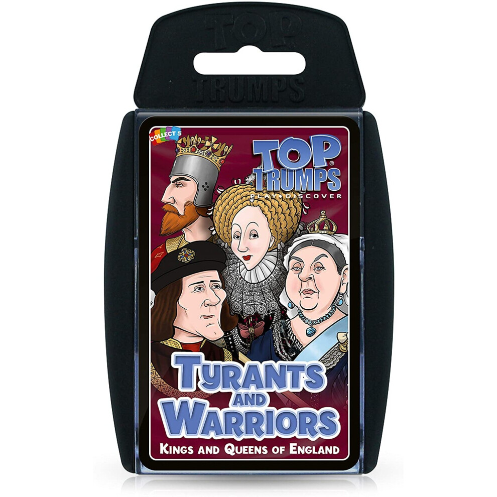 Top Trumps Tyrants And Warriors Card Game - Kings And Queens Of England